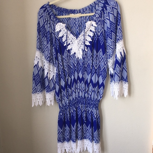 T-Bags Dress with Elastic Waist - Picture 3 of 8